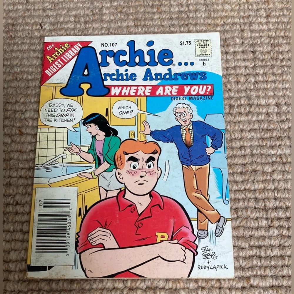 Archie...Archie Andrews Where Are You? Digest Magazine #107